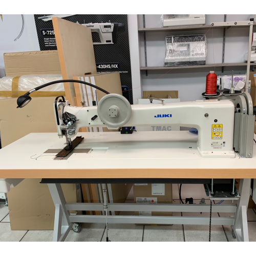 JUKI LG-158-1 une aiguilles piqueuse triple entrainement à bras long,