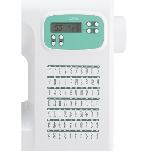 BROTHER CS70S machine à coudre électronique avec 70 points de couture