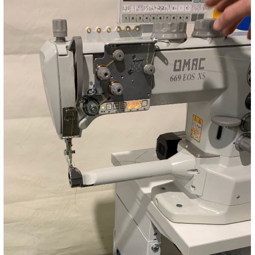 OMAC 669 EOS XS Machine piqueuse à bras canon petit-nez
