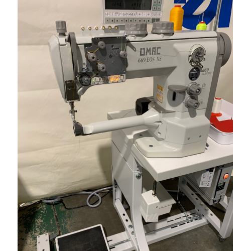 OMAC 669 EOS XS Machine piqueuse à bras canon petit-nez