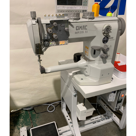 OMAC 669 EOS XS Machine piqueuse à bras canon petit-nez