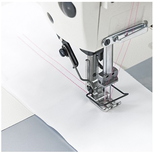 JUKI LH-3528A Piqueuse 2 aiguilles fixe semi-sèche non coupe fil
