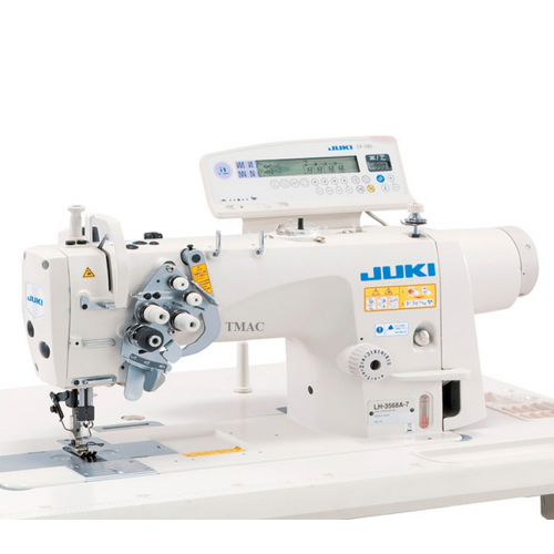 JUKI LH-3588A-7 Piqueuse 2 aiguilles ESCAMOTABLES Grand crochet coupe-fils