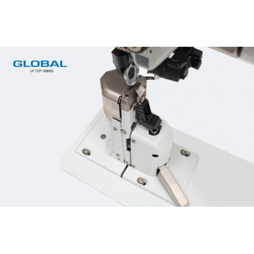 GLOBAL LP 1271-725 Machine à pilier 1 aiguille avec coupe-fil