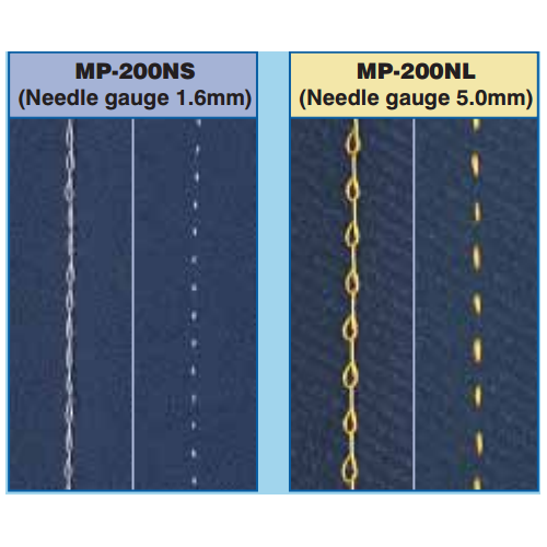 JUKI MP-200N (Spéciale) Point de cellier réglable