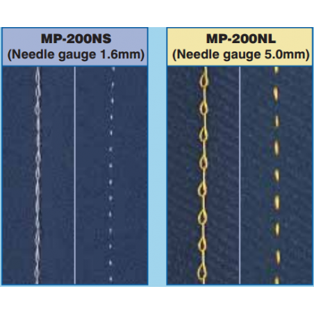 JUKI MP-200N (Spéciale) Point de cellier réglable