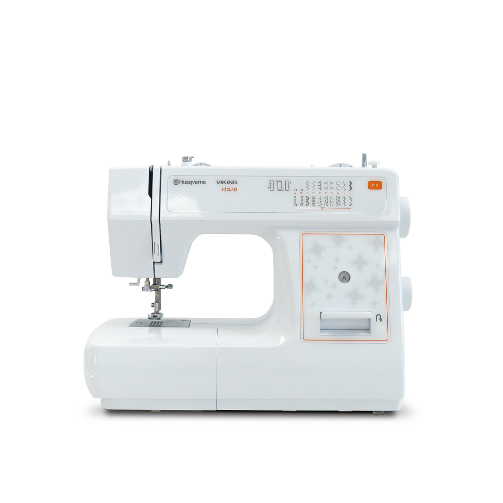 Husqvarna H Class E10 machine à coudre mécanique 21 points décoratifs