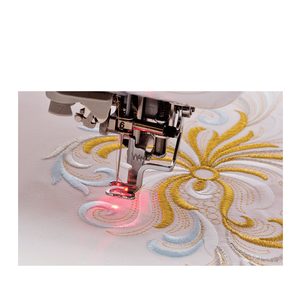 Pied de broderie avec pointeur lumineux LED Brother FLED1