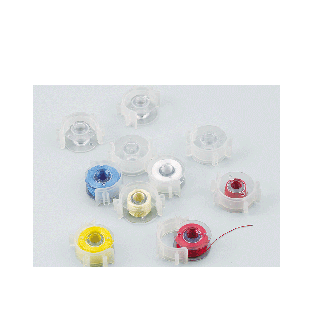 Canettes et clips de canette pour machines à coudre ou à broder Brother