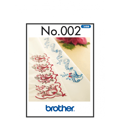 Collection de motifs de broderie n° 2 BLECUSB2