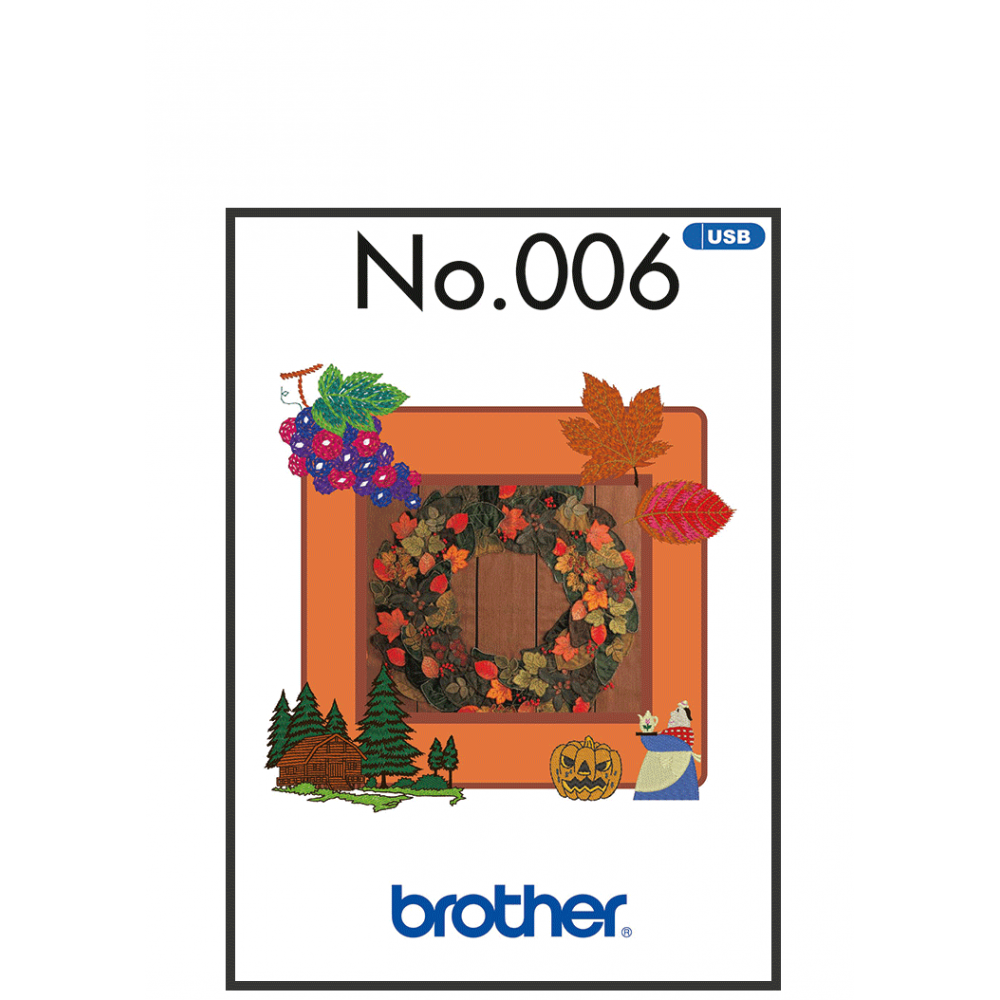 Collection de motifs de broderie n° 6 BLECUSB6