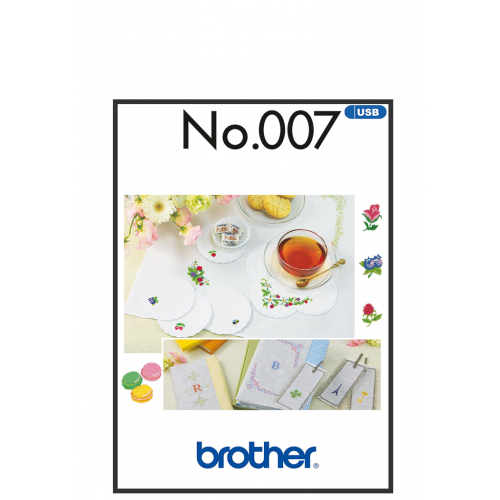 Collection de motifs de broderie n° 7 BLECUSB7