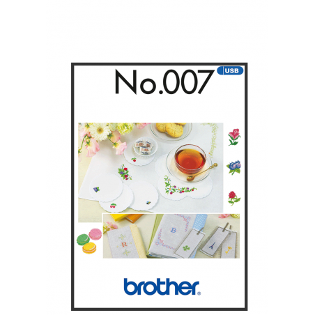 Collection de motifs de broderie n° 7 BLECUSB7