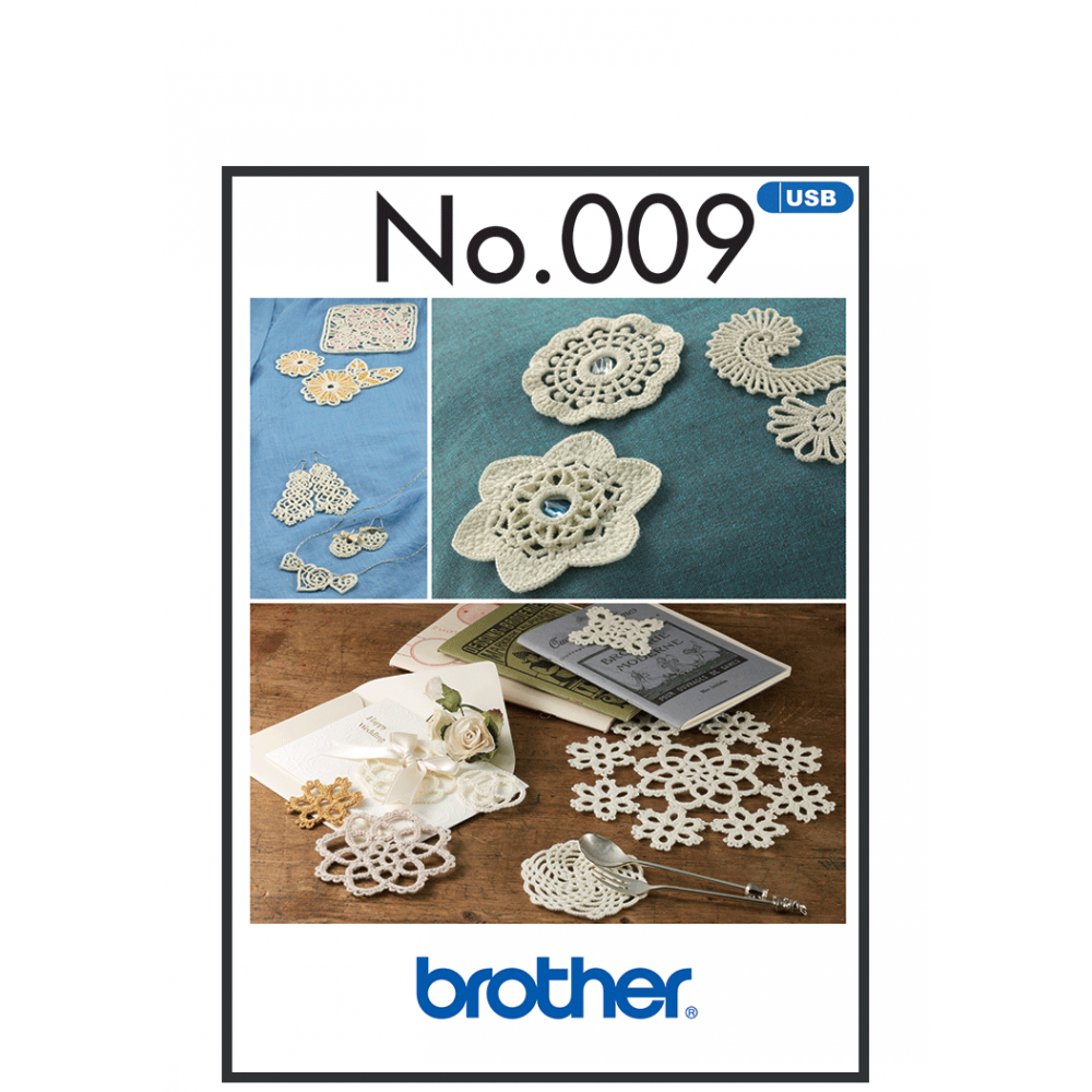Collection de motifs de broderie n° 9 BLECUSB9