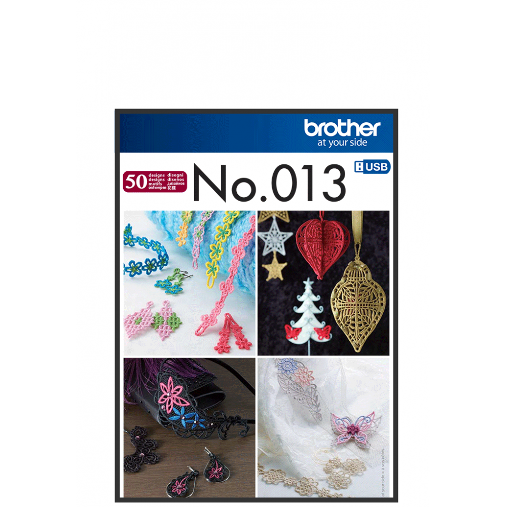 Collection de motifs de broderie n° 13 BLECUSB13