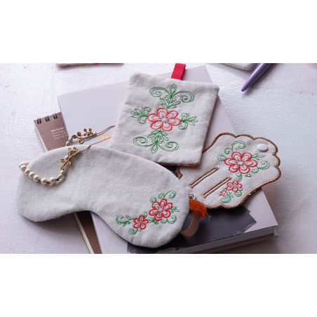 Collection de motifs de broderie n° 15 BLECUSB15