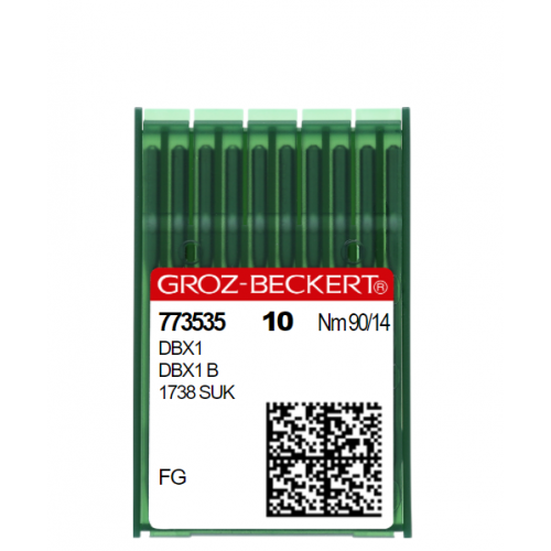 Aiguilles machine à coudre industrielle DBX1/1738/16X257 FG/SUK Taille N° 90