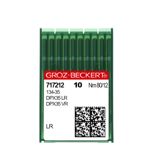 Aiguille 134-35 LR Pour machine triple entrainement Taille n° 80