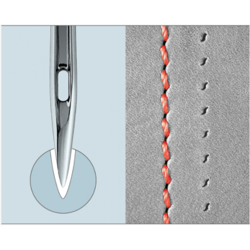Aiguille 134-35 LR Pour machine triple entrainement