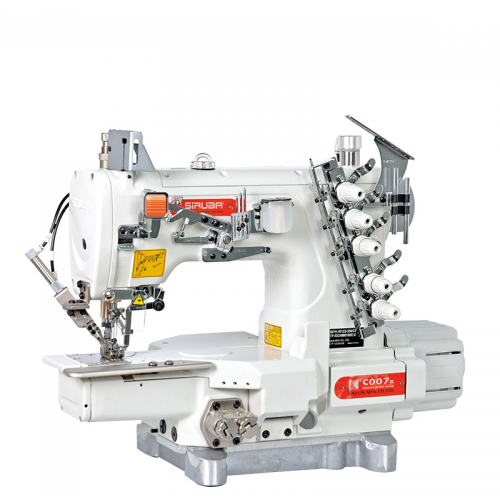 SIRUBA C007KP-W812A-356/CRL/UTP/DCKH1-1Machine à coudre RECOUVREMENT Siruba C007KD-W812A-356/CRL/UTP/CL/RL. Un interlok à cinq f
