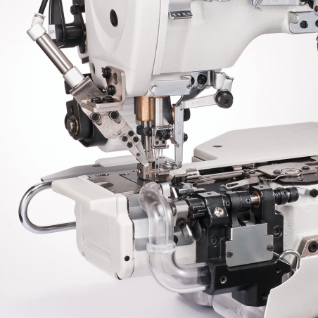 SIRUBA C007KP-W812A-356/CRL/UTP/DCKH1-1Machine à coudre RECOUVREMENT Siruba C007KD-W812A-356/CRL/UTP/CL/RL. Un interlok à cinq f
