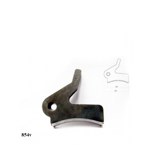 ALBERTI 854V PIED PRESSEUR mm.50 ANGLE OUVERT