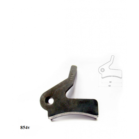 ALBERTI 854V PIED PRESSEUR mm.50 ANGLE OUVERT