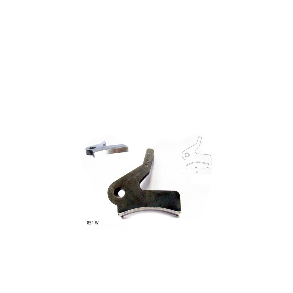 FRATELLI ALBERTI 854W PIED PRESSEUR 50mm. 2 SKIVINGS