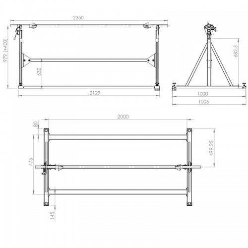 DEROULEUR DE TISSU LS-1/W