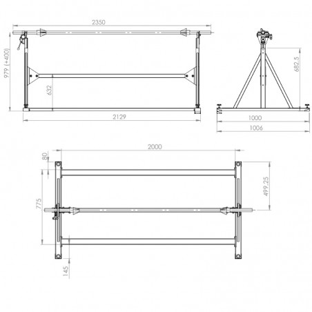 DEROULEUR DE TISSU LS-1/W