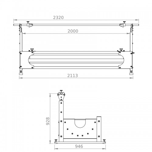DEROULEUR DE TISSU LS-1/K