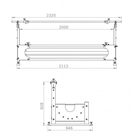 DEROULEUR DE TISSU LS-1/K