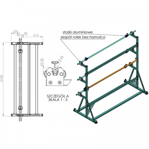 DEROULEUR DE TISSU LS-3