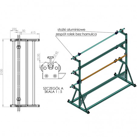 DEROULEUR DE TISSU LS-3