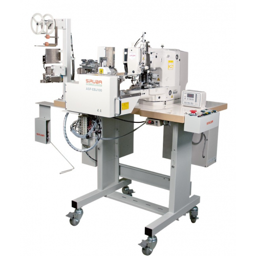 SIRUBA ASP-EBJ100 est une machine automatique d'assemblage de bandes élastiques plat dans des circuits fermés