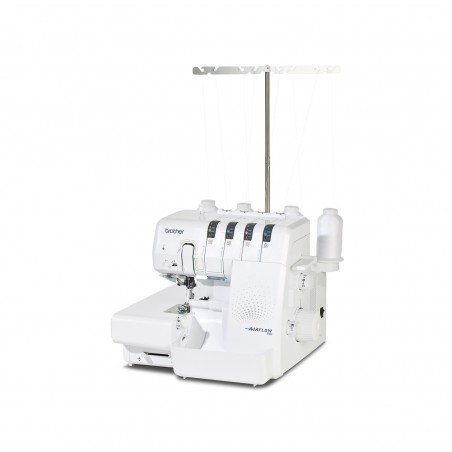 Surjeteuse Airflow 3000 avec système automatique d’enfilage à air Simplifiez-vous la couture des tissus difficiles