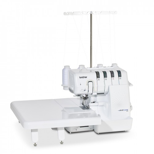 Surjeteuse Airflow 3000 avec système automatique d’enfilage à air Simplifiez-vous la couture des tissus difficiles