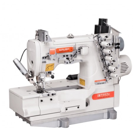 SIRUBA F007KD-W122-364 Machine recouvrement avec coupe fil pneumatique.