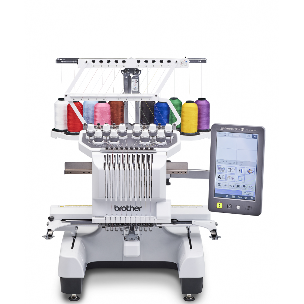 Brother PR1060W machine à broder semi-professionnelle à 10 aiguilles