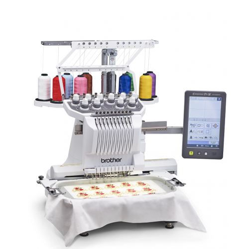 Brother PR1060W machine à broder semi-professionnelle à 10 aiguilles
