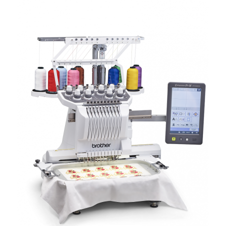 Brother PR1060W machine à broder semi-professionnelle à 10 aiguilles