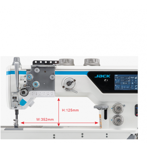 JACK Z7 Machine à point noué numérique à triple entrainement