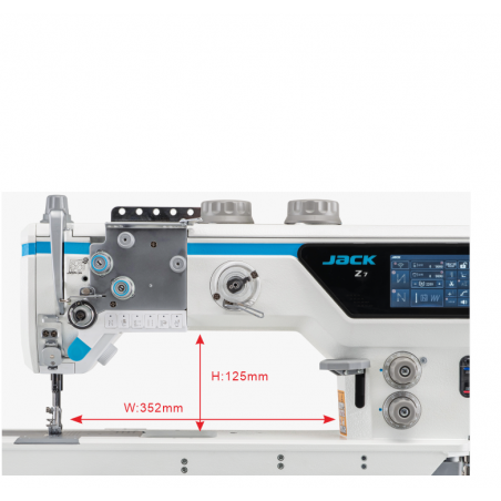 JACK Z7 Machine à point noué numérique à triple entrainement