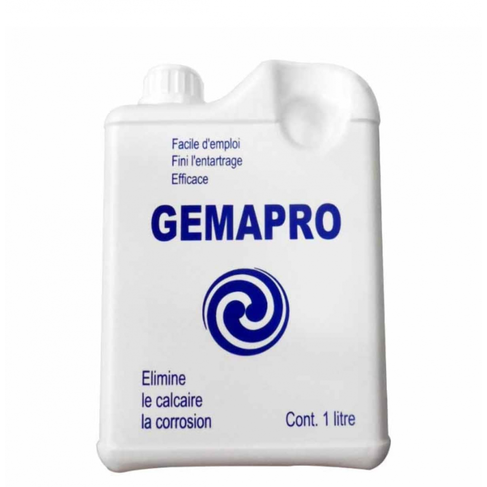 GEMAPRO DETARTRANT 1 LITRE pour centrale vapeur