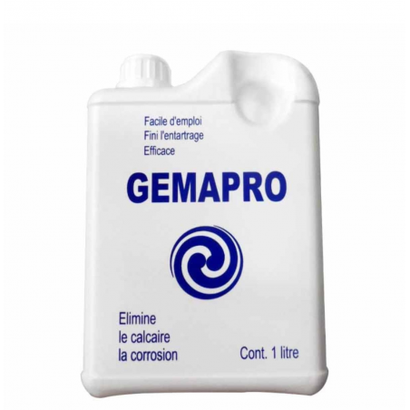 GEMAPRO DETARTRANT 1 LITRE pour centrale vapeur