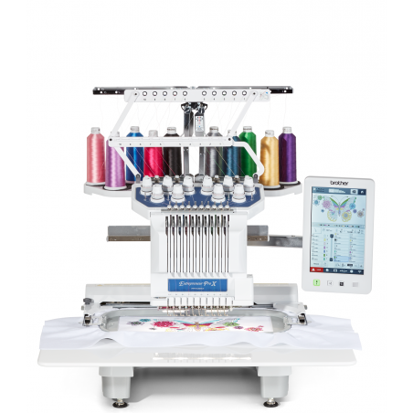 machines à coudre industrielles et familiales JUKI ADLER BROTHER, achetez  Machine à broder Brother PR1055X au meilleur prix - T