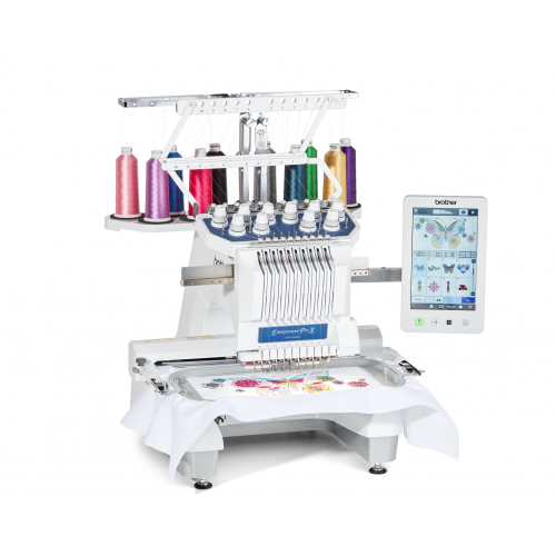 machines à coudre industrielles et familiales JUKI ADLER BROTHER, achetez  Machine à broder Brother PR1055X au meilleur prix - T