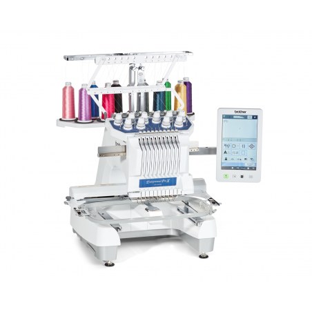 machines à coudre industrielles et familiales JUKI ADLER BROTHER, achetez  Machine à broder Brother PR1055X au meilleur prix - T