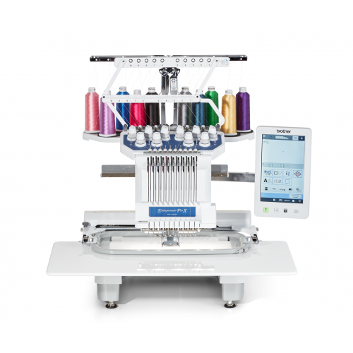 machines à coudre industrielles et familiales JUKI ADLER BROTHER, achetez  Machine à broder Brother PR1055X au meilleur prix - T