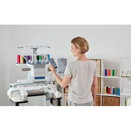 machines à coudre industrielles et familiales JUKI ADLER BROTHER, achetez  Machine à broder Brother PR1055X au meilleur prix - T